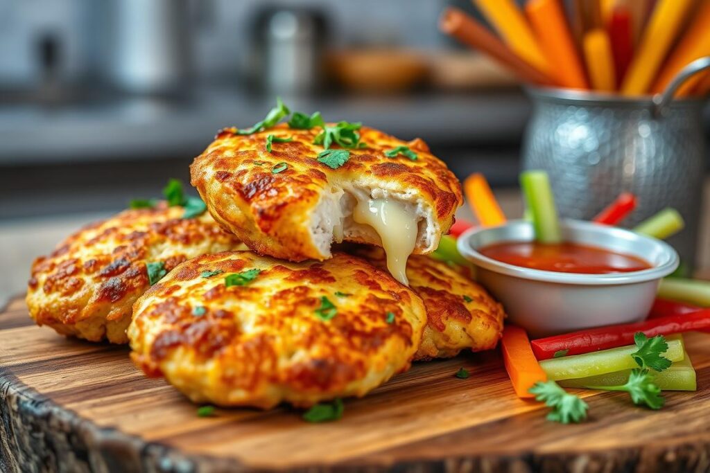 Crispy Cheesy Chicken Fritters Crispy Cheesy Chicken Fritters